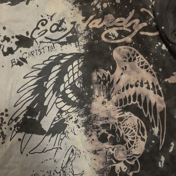 Ed Hardy By Christian Audigier Graphic Long Sleeve - Picture 4 of 7